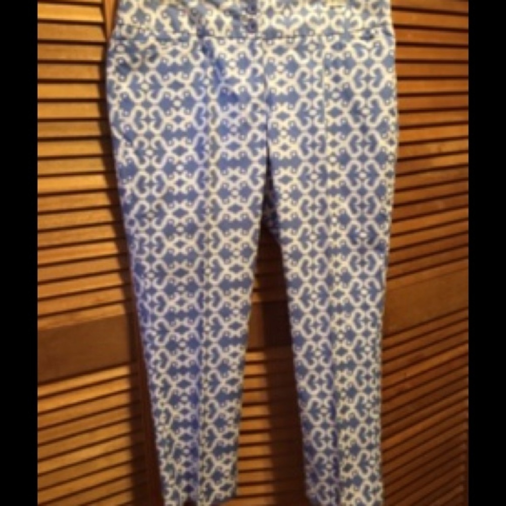 Rafaella Blue and White Pants